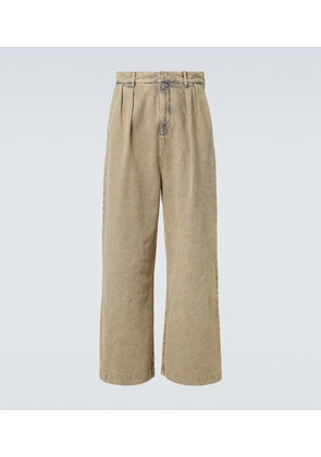 Loewe Pleated wide-leg jeans