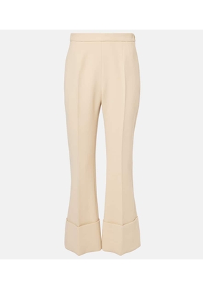 Valentino Virgin wool crepe flared pants