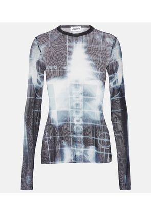 Jean Paul Gaultier Squeletor mesh top