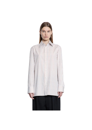 Shirt in Striped Cotton Poplin