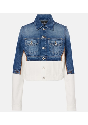 Jean Paul Gaultier Petit Grand paneled denim jacket