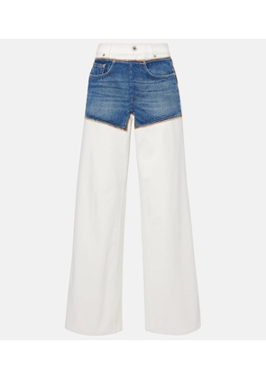 Jean Paul Gaultier Petit Grand trompe lâoeil straight jeans