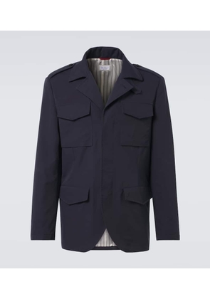 Brunello Cucinelli Cotton-blend field jacket