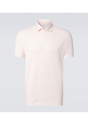 Brunello Cucinelli Cotton and linen polo shirt