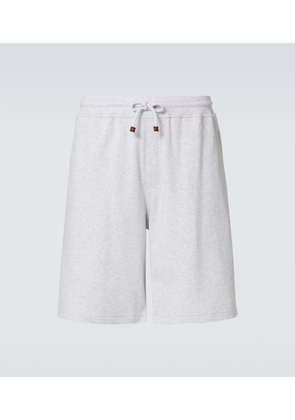 Brunello Cucinelli Cotton-blend jersey shorts