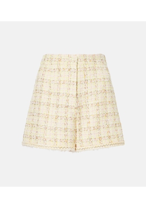 Giambattista Valli Checked cotton-blend shorts