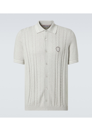 Brunello Cucinelli Cable-knit cotton shirt