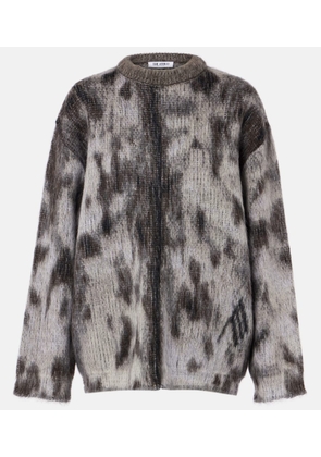 The Attico Leopard-print jacquard sweater