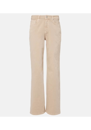 AG Jeans New Baggy mid-rise wide-leg jeans