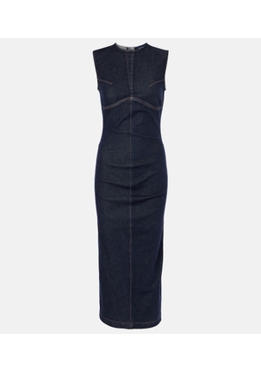 Sportmax Geranio denim midi dress