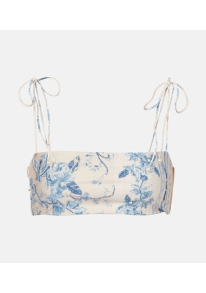 Agua by Agua Bendita Primavera floral bikini top