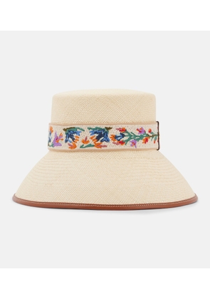 Valentino Antibes straw bucket hat