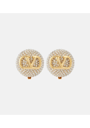 Valentino VLogo Signature embellished earrings
