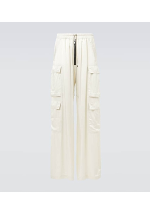 Rick Owens Cargobelas charmeuse cargo pants