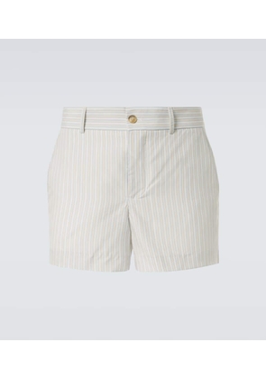 King & Tuckfield '70s striped shorts