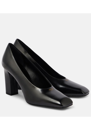 Prada 85 leather pumps