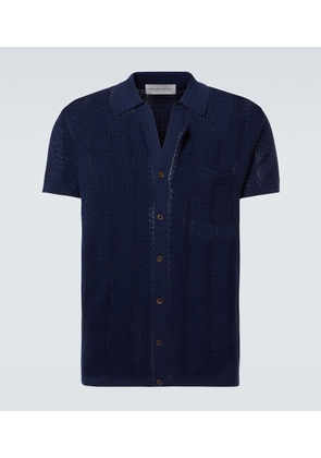 King & Tuckfield Knitted wool shirt