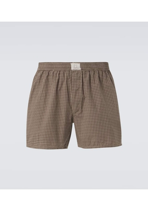 ERL Checked cotton boxers