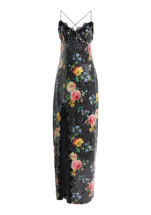 Happy Isles Bellville Sassoon 90s Sequined Maxi Dress - Moda Operandi
