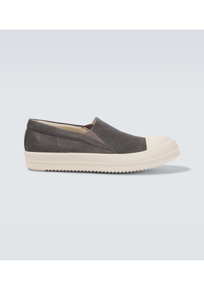 Rick Owens Boat denim slip-on sneakers