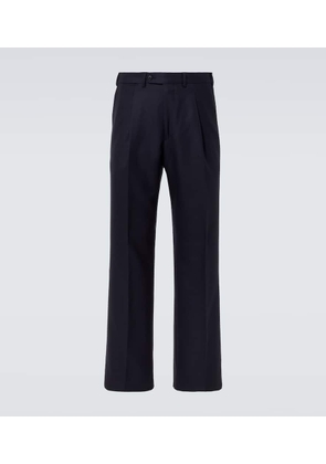 Saman Amel Amo wool twill straight-leg pants