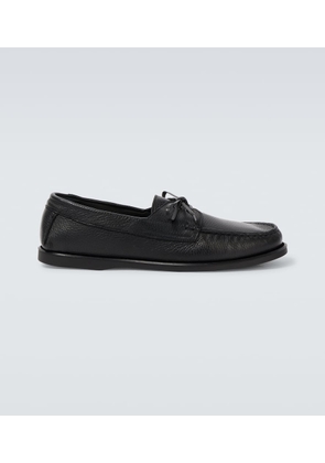 Saman Amel City Moc leather loafers