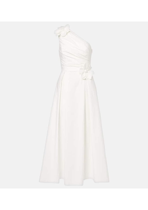 Elie Saab Cotton popeline midi dress