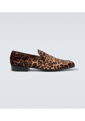 Gianvito Rossi Leopard-print loafers