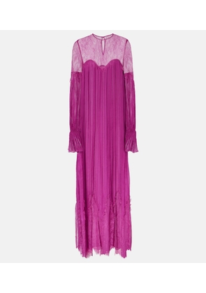 Costarellos Renia silk-blend lace gown