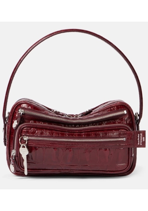 Acne Studios Camero croc-effect leather shoulder bag