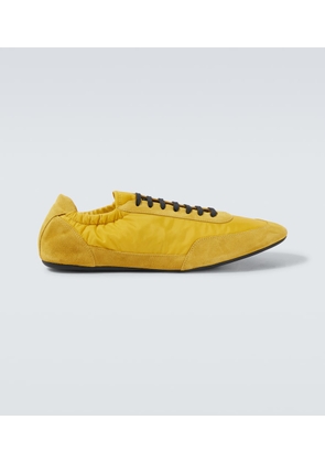 Prada Collapse Re-Nylon suede-trimmed sneakers