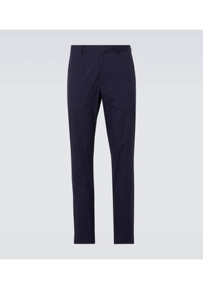 Prada Cotton-blend poplin straight pants