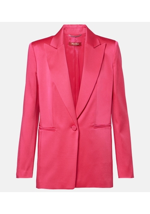 Max Mara Galazia satin blazer