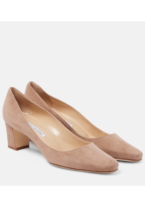 Manolo Blahnik Okkatopla suede pumps