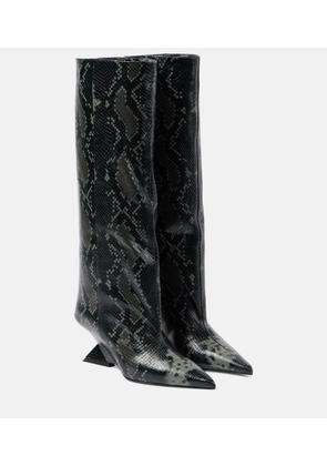 The Attico Cheope 60 leather knee-high boots