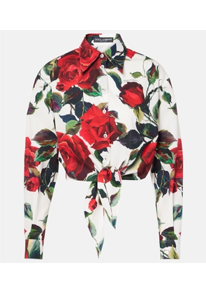Dolce&Gabbana Floral cotton shirt