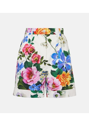 Dolce&Gabbana Floral cotton shorts