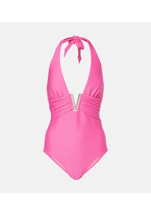 Heidi Klein Tulum halterneck swimsuit
