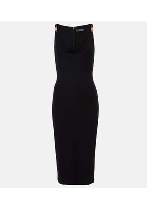 Versace Medusa '95 crepe midi dress