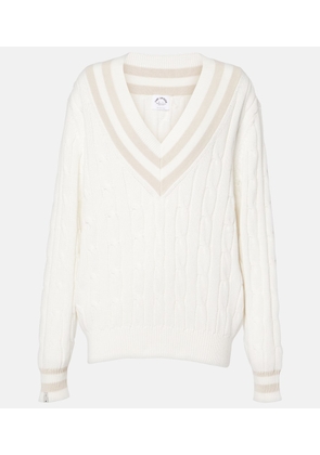 The Upside Louie cable-knit cotton sweater