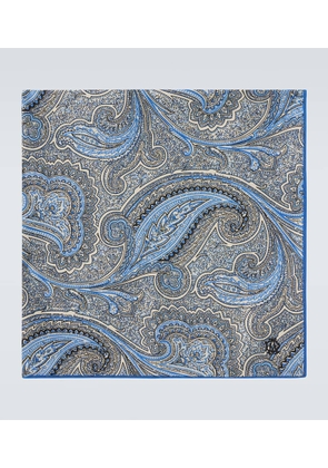 Dunhill Paisley silk pocket square