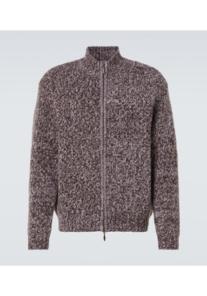 Le Kasha Cashmere zip-up sweater