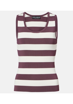Dolce&Gabbana Striped tank top