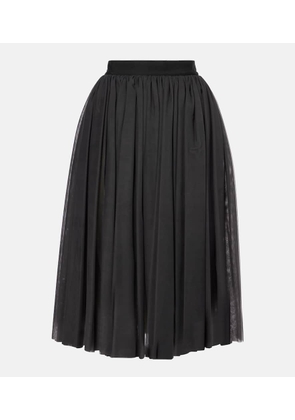 Dolce&Gabbana Gathered tulle midi skirt