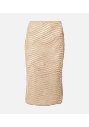 Prada Crochet midi skirt
