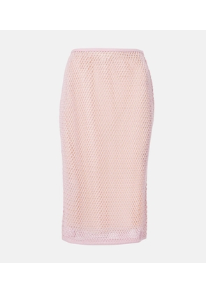 Prada Crochet midi skirt