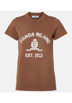 Prada Logo cotton jersey T-shirt