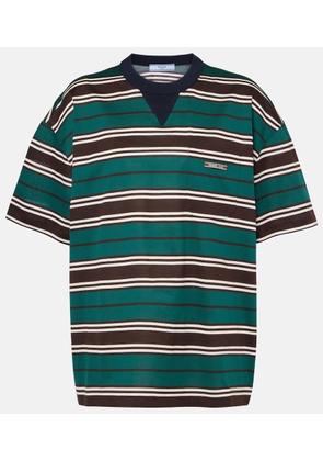 Prada Striped cotton jersey T-shirt