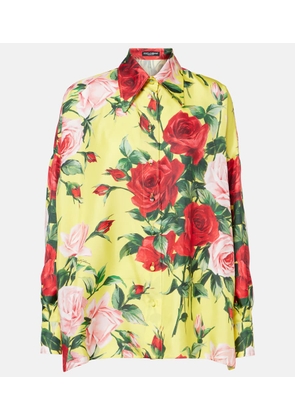 Dolce&Gabbana Floral silk shirt