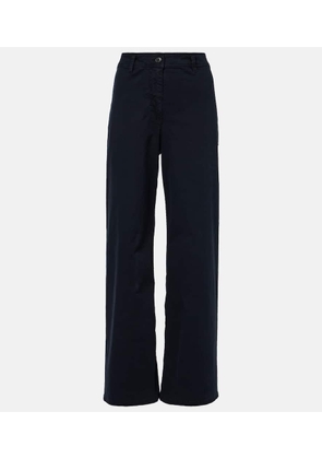 Nili Lotan Megan cotton wide-leg pants